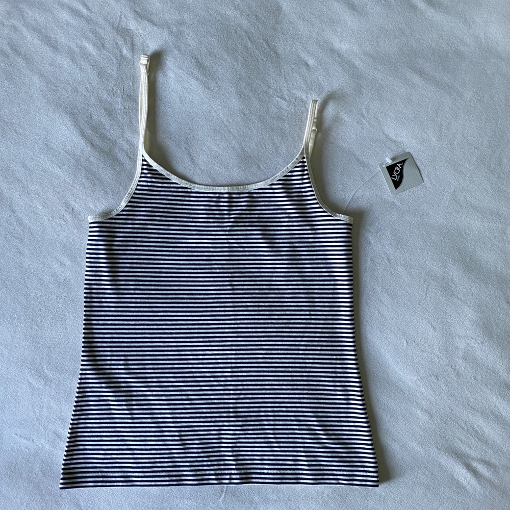 L.L. Bean Striped Tank Top